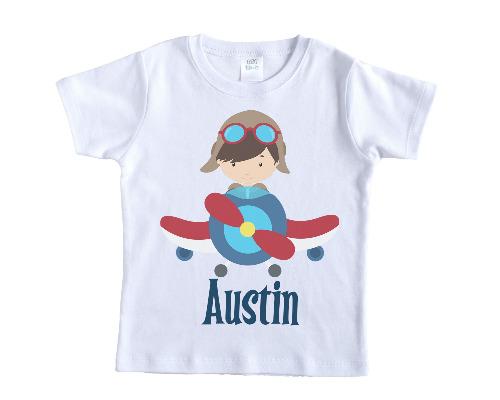 Flying Boy Shirt - Sew Lucky Embroidery