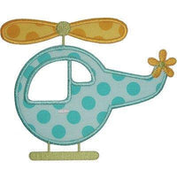 Helicopter Patch - Sew Lucky Embroidery