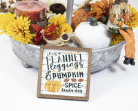 It is a Flannel Leggings FallTier Sign - Sew Lucky Embroidery