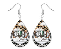Loved John 3:16 Earrings - Sew Lucky Embroidery