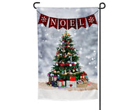 Noel Tree Garden Flag
