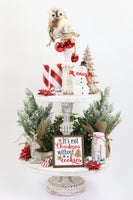 It's Not Christmas Without Cookies Tier Tray Sign - Sew Lucky Embroidery