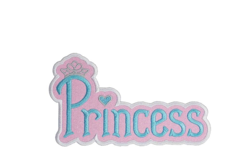 Princess Applique Patch - Sew Lucky Embroidery