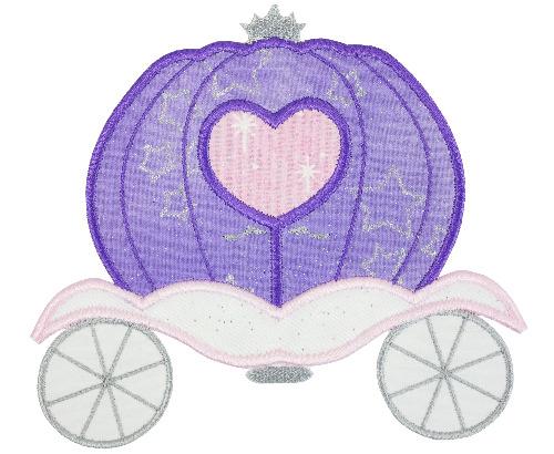 Princess Carriage Patch - Sew Lucky Embroidery