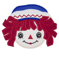 Raggedy Andy Face Patch - Sew Lucky Embroidery