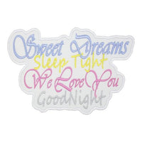 Sweet Dreams Patch - Sew Lucky Embroidery