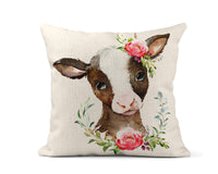 Sweet Baby Cow Pillow - Sew Lucky Embroidery