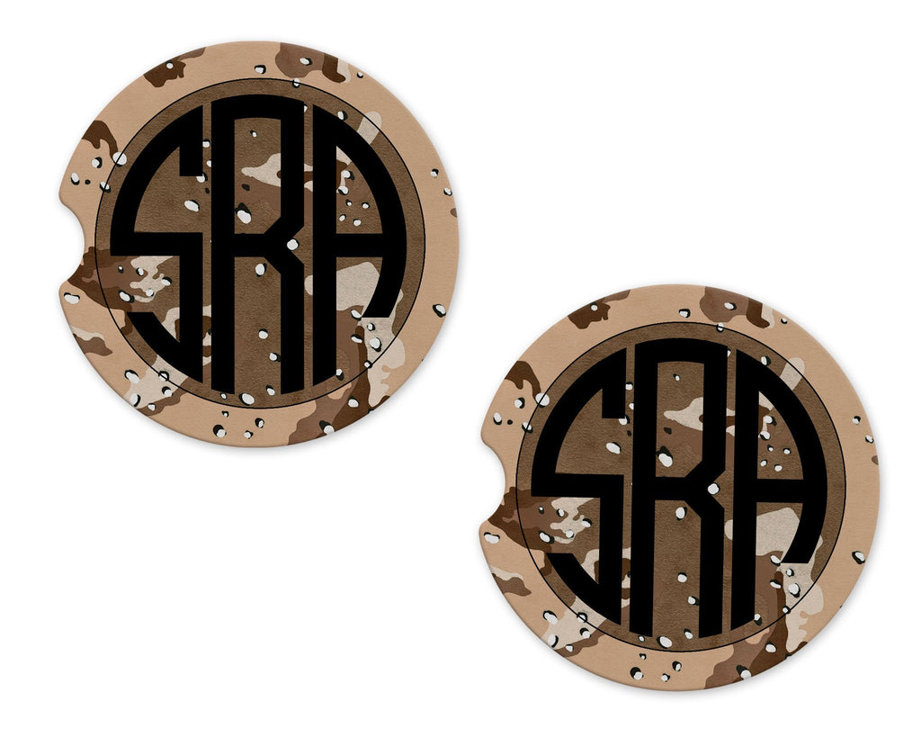 Custom Car Coasters - Set of 2 Sandstone Car Cup Holder Coasters