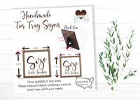 Let it Snow Happy Snowman Christmas Tier Tray Sign - Sew Lucky Embroidery