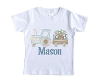 Tractor Turkey Thanksgiving Personalized Shirt - Sew Lucky Embroidery