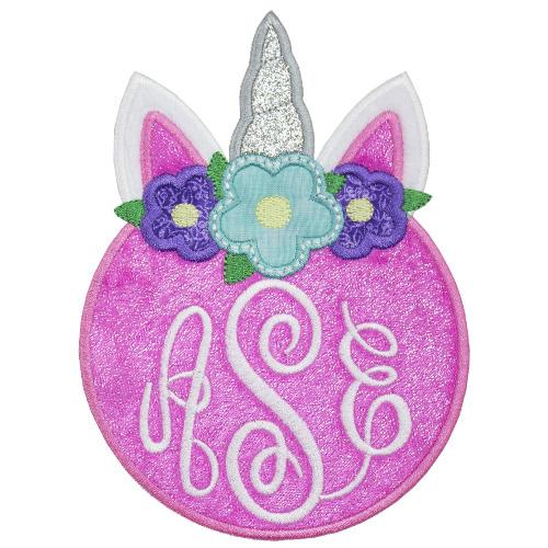 Unicorn Monogram Patch