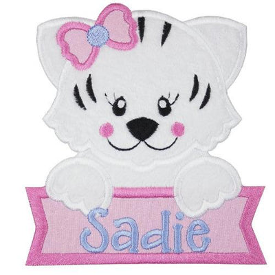 White Tiger Name Patch