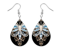 3D Butterfly Earrings and Necklace Set - Sew Lucky Embroidery