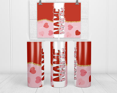 Valentine Suckers Personalized 20oz Insulated Tumbler with Lid and Straw