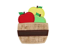 Apple Barrel Patch - Sew Lucky Embroidery