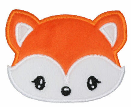 Baby Boy Fox Sew or Iron on Embroidered Patch - Sew Lucky Embroidery