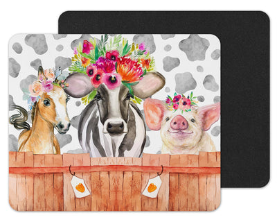 Barn Animal Painting Mouse Pad