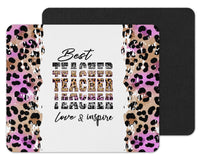 Best Teacher Mouse Pad - Sew Lucky Embroidery