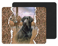 Black Lab Duck Rip Mouse Pad - Sew Lucky Embroidery