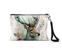 Boho Deer Makeup Bag - Sew Lucky Embroidery