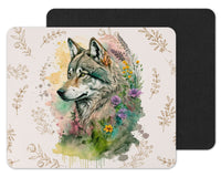 Boho Wolf Mouse Pad - Sew Lucky Embroidery