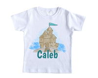 Sandcastle Personalized Shirt - Sew Lucky Embroidery