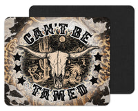 Can't Be Tamed Mouse Pad - Sew Lucky Embroidery