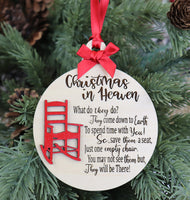 Christmas in Heaven Memorial Ornament - Sew Lucky Embroidery