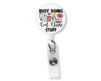 Cool Nurse Stuff Badge Reel - Sew Lucky Embroidery