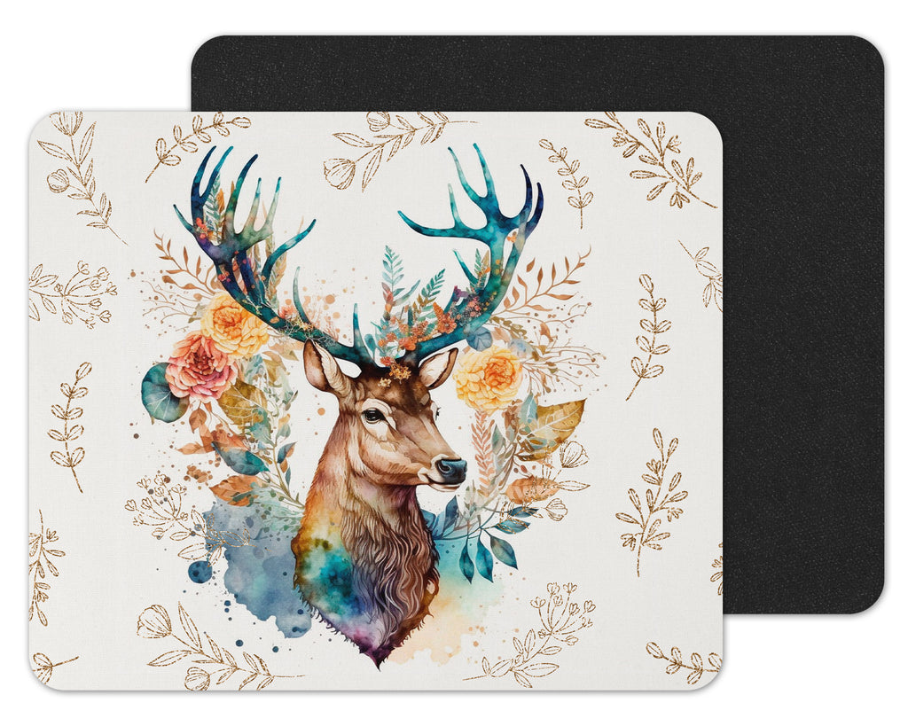 Deer Boho Mouse Pad - Sew Lucky Embroidery