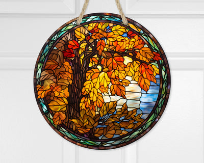 Fall Leaves Door Hanger
