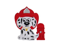 Firehouse Dalmatian Dog Patch - Sew Lucky Embroidery