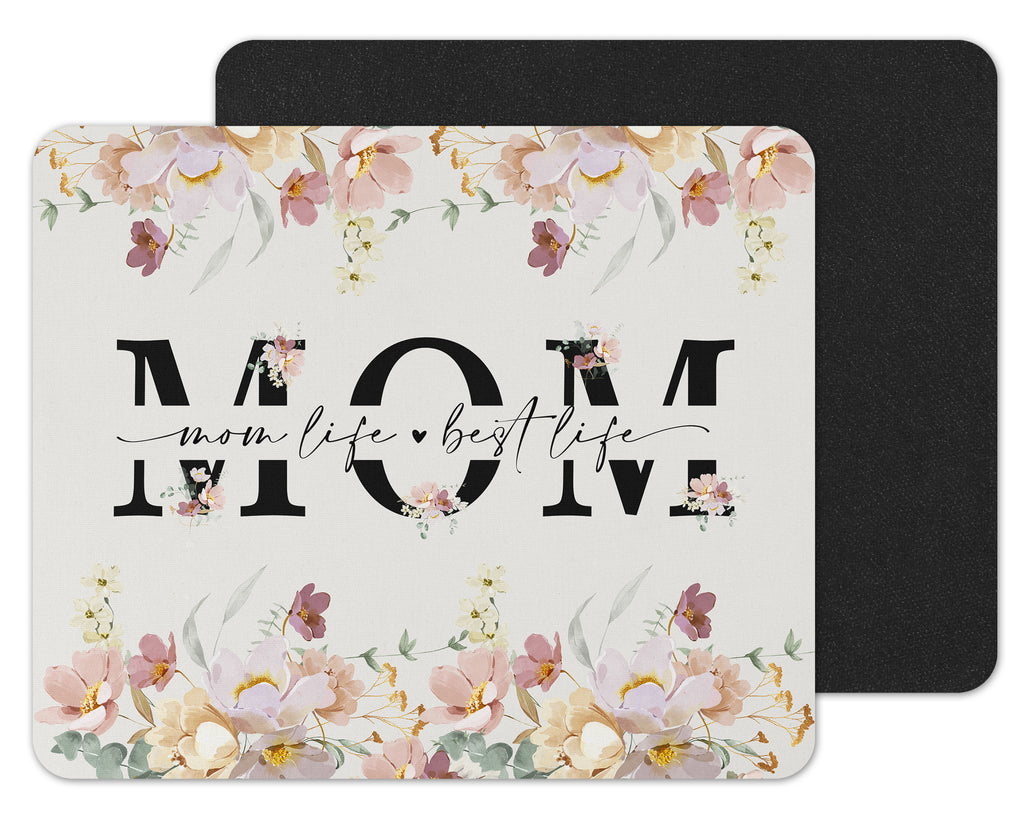 Floral Mom Mouse Pad - Sew Lucky Embroidery