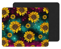 Galaxy Sunflowers Mouse Pad - Sew Lucky Embroidery