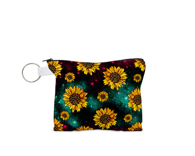 Galaxy Sunflower Coin Purse