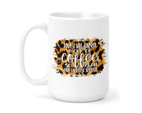 I'm Holding a Cup of Coffee So I Am Pretty Busy 15 oz Coffee Mug - Sew Lucky Embroidery