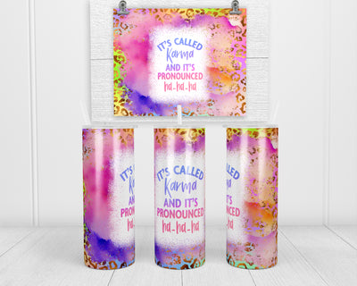 Karma 20 oz insulated tumbler with lid and straw