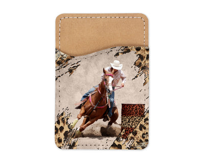 Leopard Barrel Horse Phone Wallet