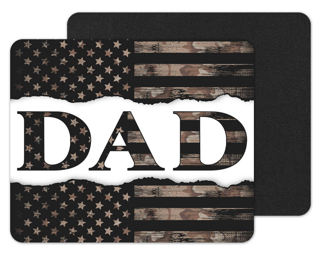 Military Dad Mouse Pad - Sew Lucky Embroidery