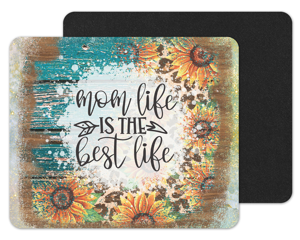 Mom Life Best Life Mouse Pad - Sew Lucky Embroidery