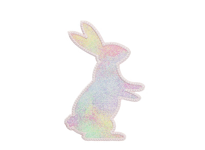 Rainbow Bunny Easter Girls Patch