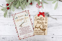 Santa's Magic Key Christmas Ornament - Sew Lucky Embroidery