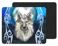 Tribal Wolf Mouse Pad - Sew Lucky Embroidery