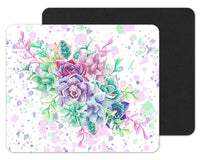 Watercolor Floral Mouse Pad - Sew Lucky Embroidery