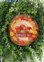 Apples Fall Door Hanger - Sew Lucky Embroidery