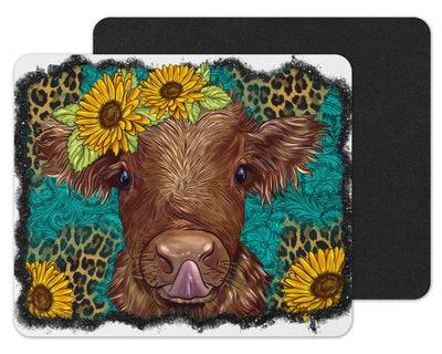 Baby Highland Cow Mouse Pad