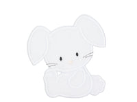 Baby Bunny Boy Easter Patch in your choice of Sew or Iron on - Sew Lucky Embroidery