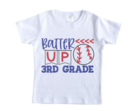 Back to School Baseball Shirt - Sew Lucky Embroidery