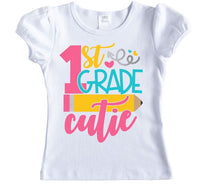 Back to School Cutie Shirt - Sew Lucky Embroidery