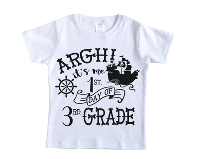 Back to School Pirate Boys Shirt